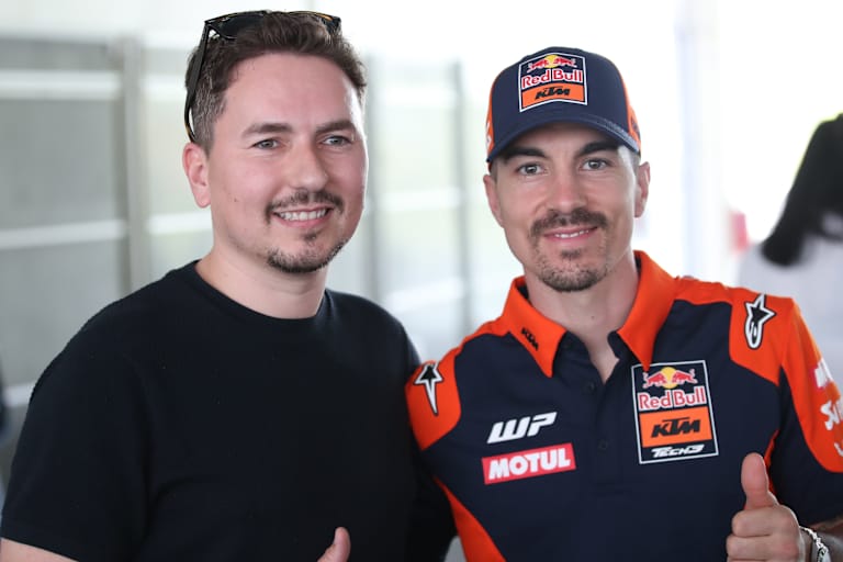 Jorge Lorenzo und Maverick Vinales