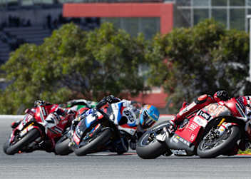 Miguel Oliveira (88) in Portimao im Ducati-Sandwich