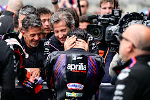 Massimo Rivola mit Jorge Martin