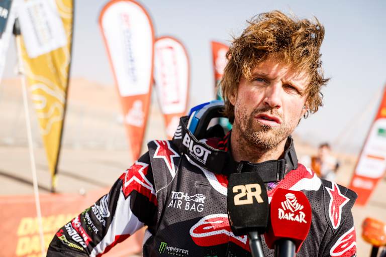 Adrien van Beveren holte seinen ersten Etappensieg bei der Dakar 2026