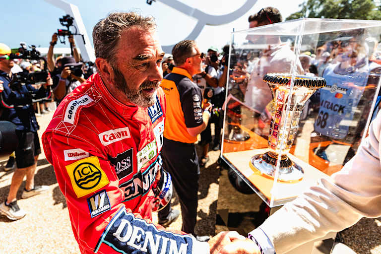 Nigel Mansell beim Goodwood Festival of Speed 2025