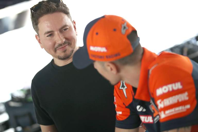 Jorge Lorenzo mit Schützling Maverick Vinales