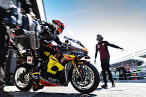 Sam Lowes auf der Ducati Panigale V4R