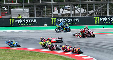 Gefährliche Stelle: Kurve 1 in Montmelo