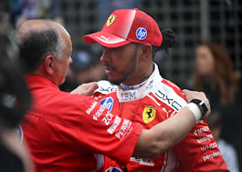 Fred Vasseur und Lewis Hamilton