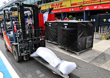 Die F1-Fracht kommt auf unterschiedlichen Wegen ins Paddock (Symbolbild)
