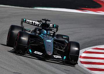 George Russell nimmt den GP in Barcelona von der Pole-Position in Angriff