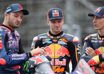 Miller, Binder und Vinales (v.l.) haben eine ungewisse Zukunft vor sich