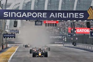 Max Verstappen sicherte sich den Sprint-Sieg in Singapur