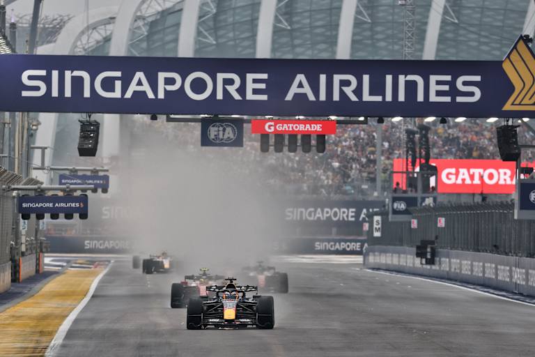 Max Verstappen sicherte sich den Sprint-Sieg in Singapur