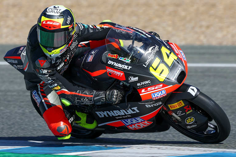 David Munoz hat noch Schmerzen auf dem Motorrad