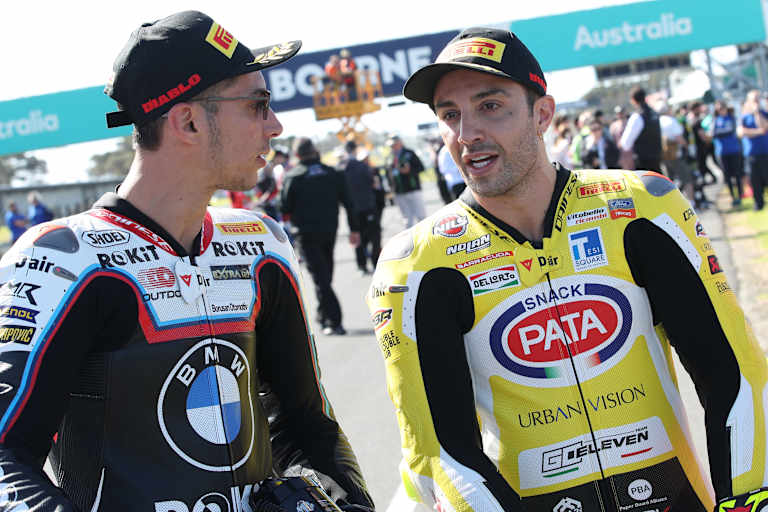 Toprak Razgatlioglu und Andrea Iannone in der Superbike-WM 2025