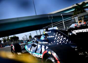 George Russell blieb im Sprint-Quali deutlich langsamer als Kimi Antonelli