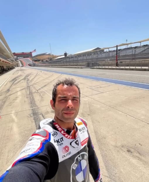 BMW-Ass Danilo Petrucci beim MotoAmerica-Test in Austin