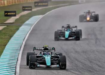 Da fuhren noch beide Mercedes: Kimi Antonelli und George Russell