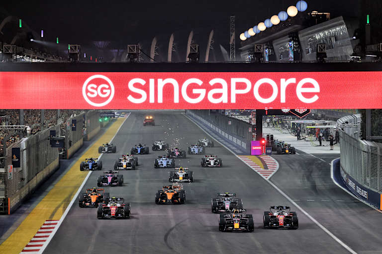 Start zum Singapur-GP