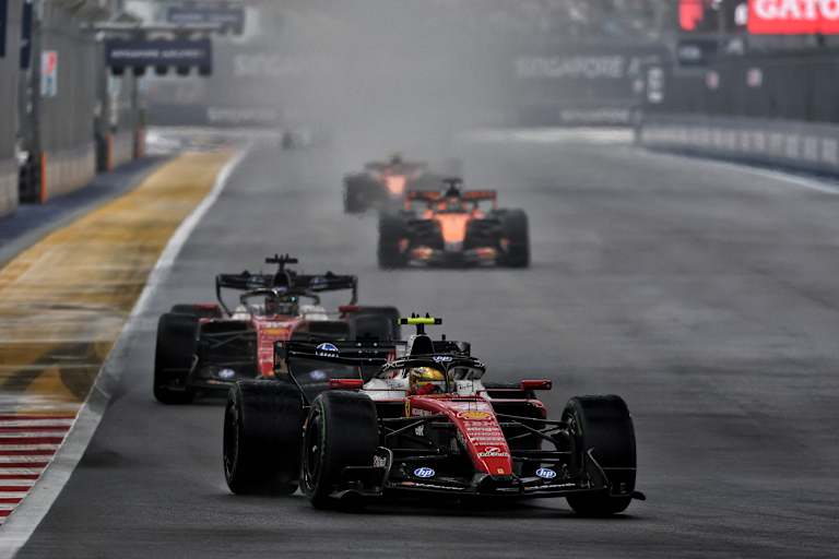 Lewis Hamilton zeigte im Singapur-Sprint eine starke Leistung