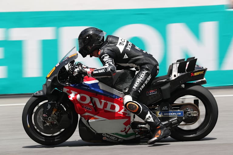 Luca Marini wirkte nicht allzu euphorisch