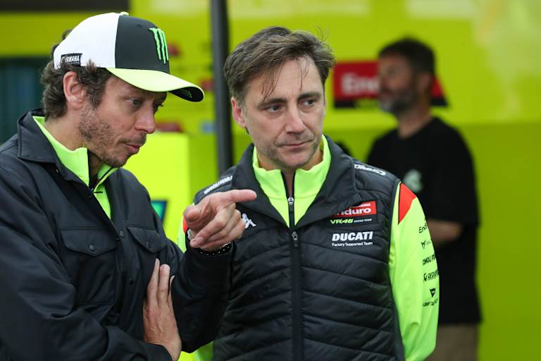 Valentino Rossi mit Pablo Nieto