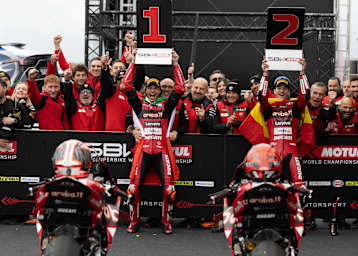 Großer Jubel bei Ducati im Superpole-Race