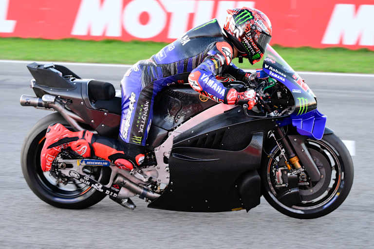 Fabio Quartararo auf der V4-Yamaha