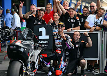 Das Intact-Team jubekte mit Senna Agius