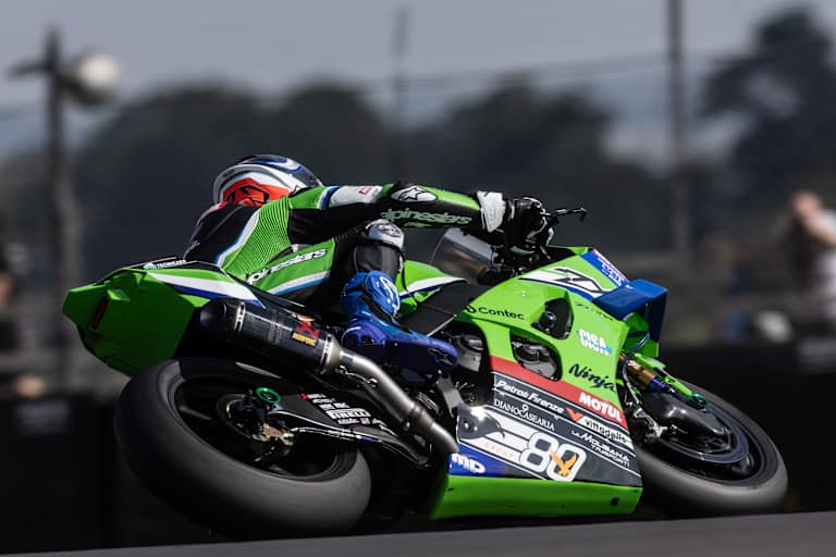 Garrett Gerloff mit der Kawasaki