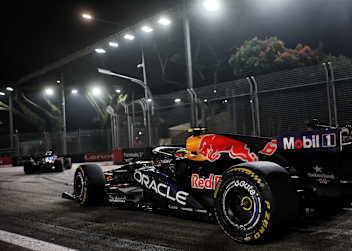Red Bull Racing-Pilot Isack Hadjar startete aus der Pitlane