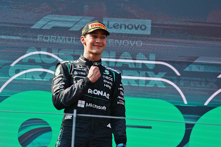 George Russell fuhr in Spielberg zu seinem zweiten Saisonsieg