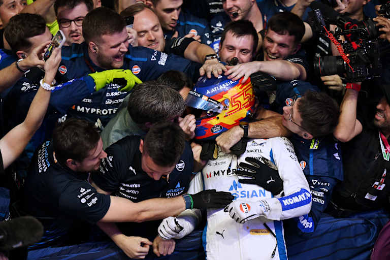 Carlos Sainz findet nette Worte für sein Williams-Team