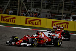 Sebastian Vettel und Kimi Räikkönen: Beim Wintertest gut, danach weniger