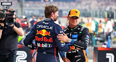 Max Verstappen und Lando Norris