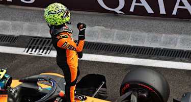 Lando Norris fuhr am Samstag auf Pole