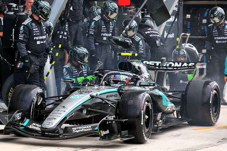 Perfektes Timing: Kimi Antonellis Boxenstopp lief reibungslos ab