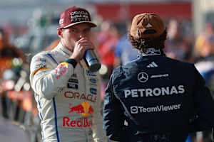 Max Verstappen mit Kimi Antonelli