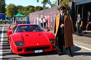 Lewis Hamilton und sein Ferrari F40