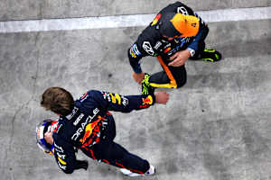 Max Verstappen und Lando Norris