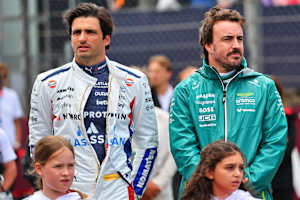 Carlos Sainz und Fernando Alonso