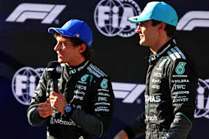 Kimi Antonelli und George Russell sind zwei der Pole-Favoriten in Suzuka