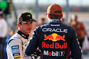 Lando Norris und Max Verstappen