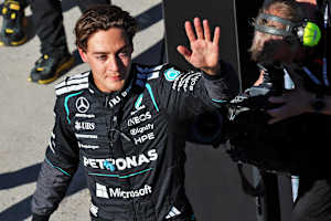 George Russell hat sich die Sprint-Pole gekrallt