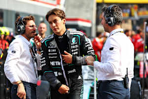 George Russell hatte Mühe, sein Schicksal zu akzeptieren