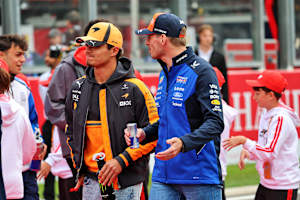 Lando Norris und Max Verstappen