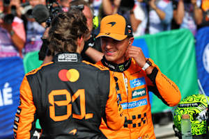 Oscar Piastri und Lando Norris