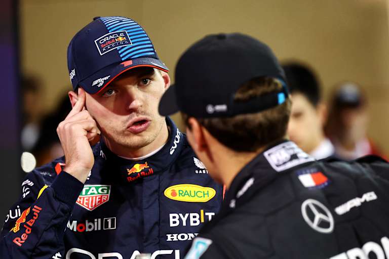 Max Verstappen und George Russell