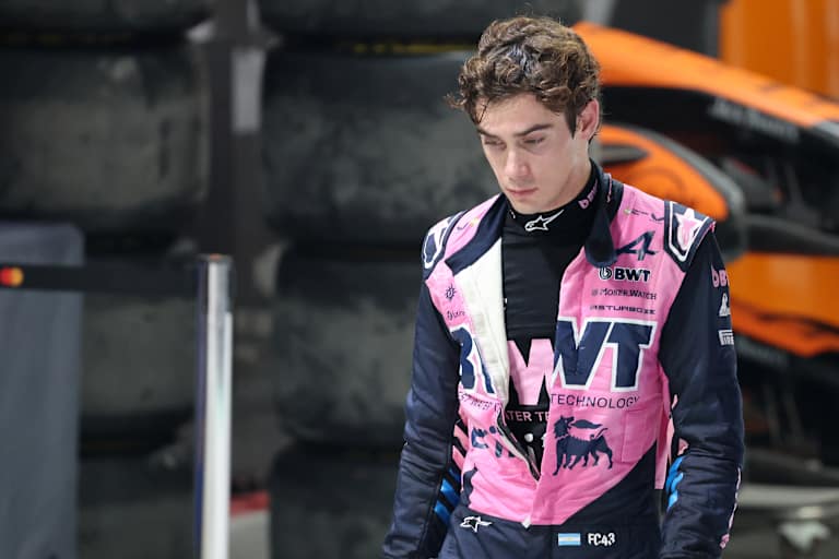 Alpine-Pilot Franco Colapinto legt eine Social-Media-Pause ein