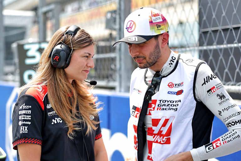 Laura Müller und Esteban Ocon