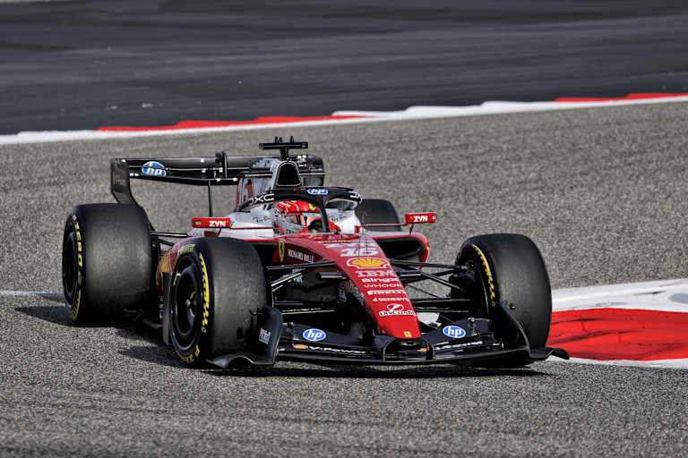 Charles Leclerc im Ferrari