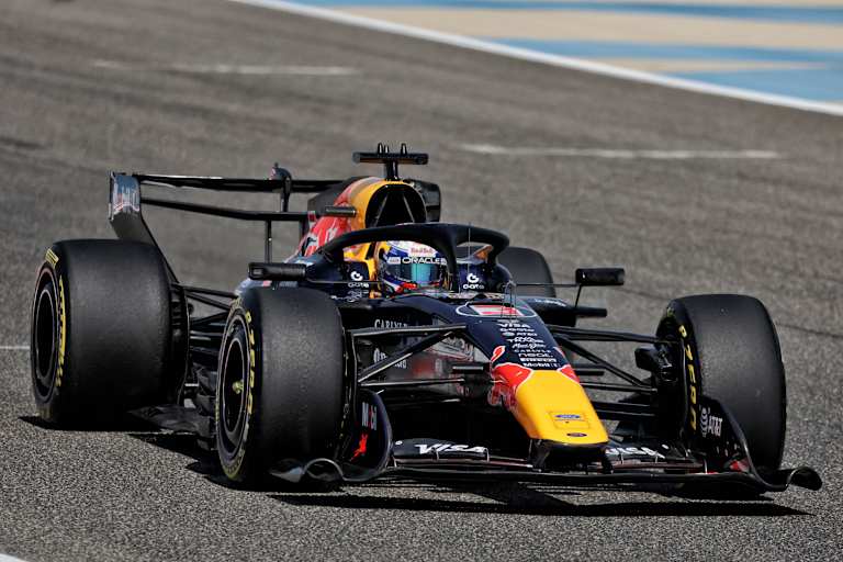 Max Verstappen in Bahrain