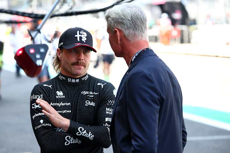 Valtteri Bottas (da noch bei Sauber) und David Coulthard (r.)